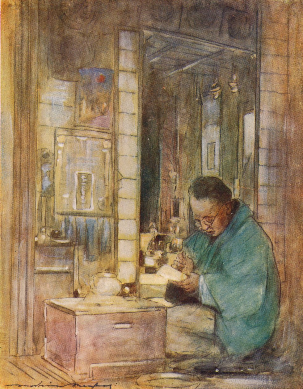 弥补账目》，约1887年，1901年 作者 莫蒂默·卢丁顿·门佩斯