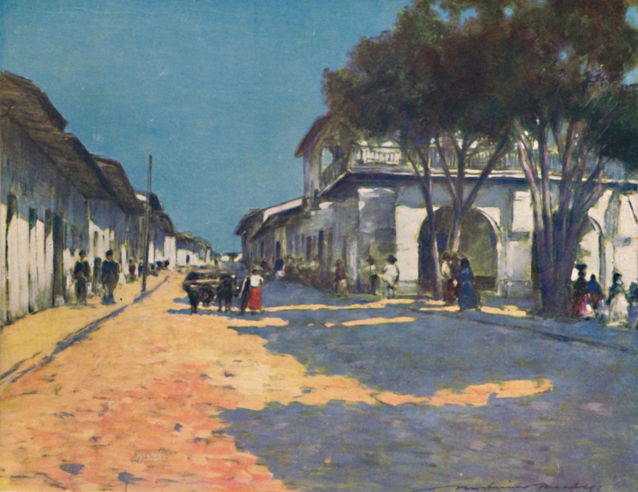 墨西哥城》，1903年 作者 莫蒂默·卢丁顿·门佩斯