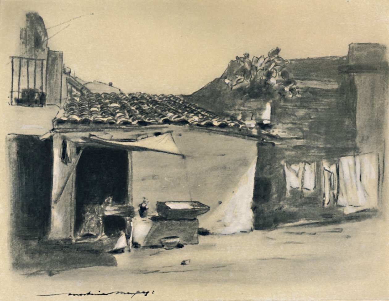 在巴勒莫的郊区》，1903年 作者 莫蒂默·卢丁顿·门佩斯