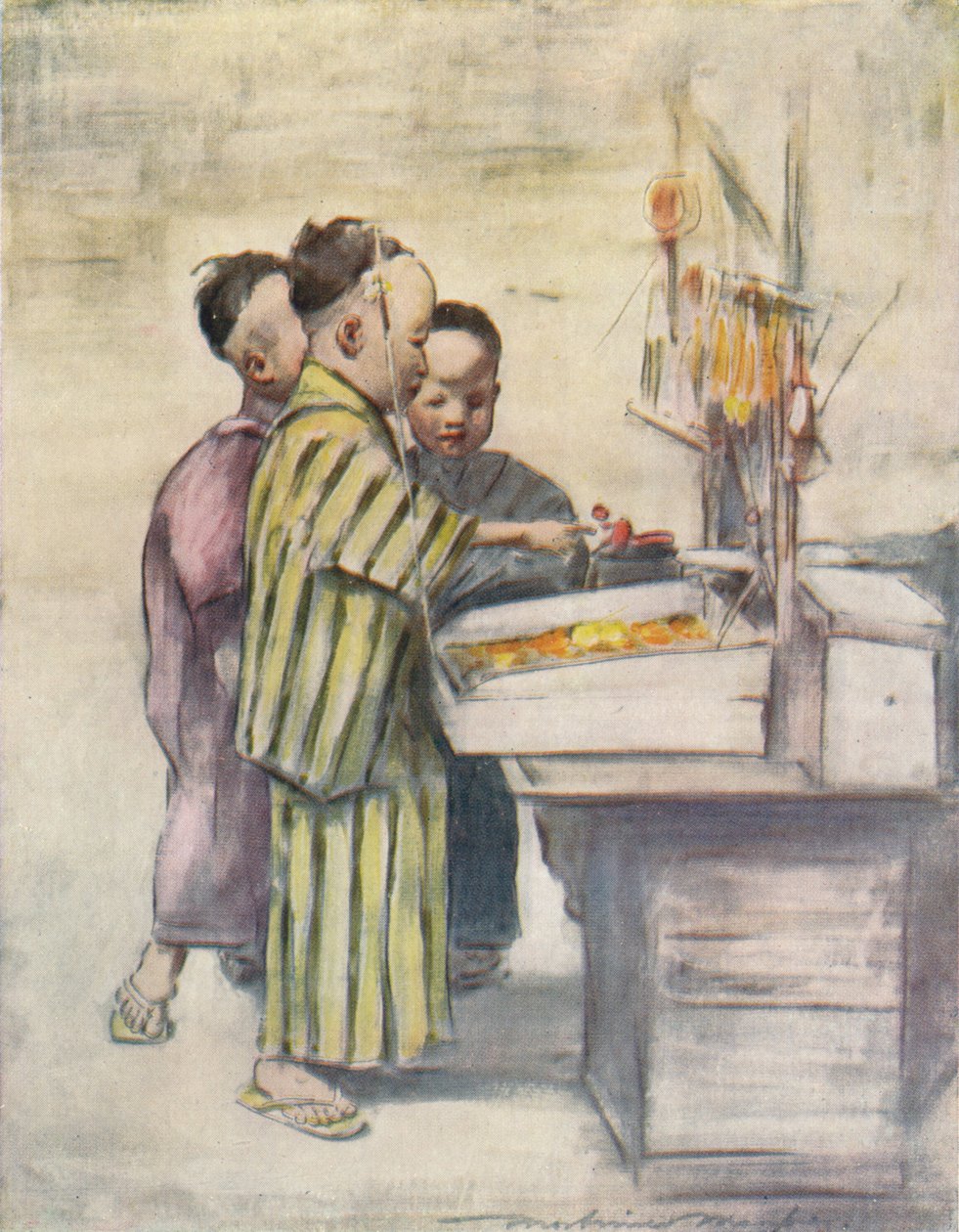 玩伴》，约1887年，1901年 作者 莫蒂默·卢丁顿·门佩斯