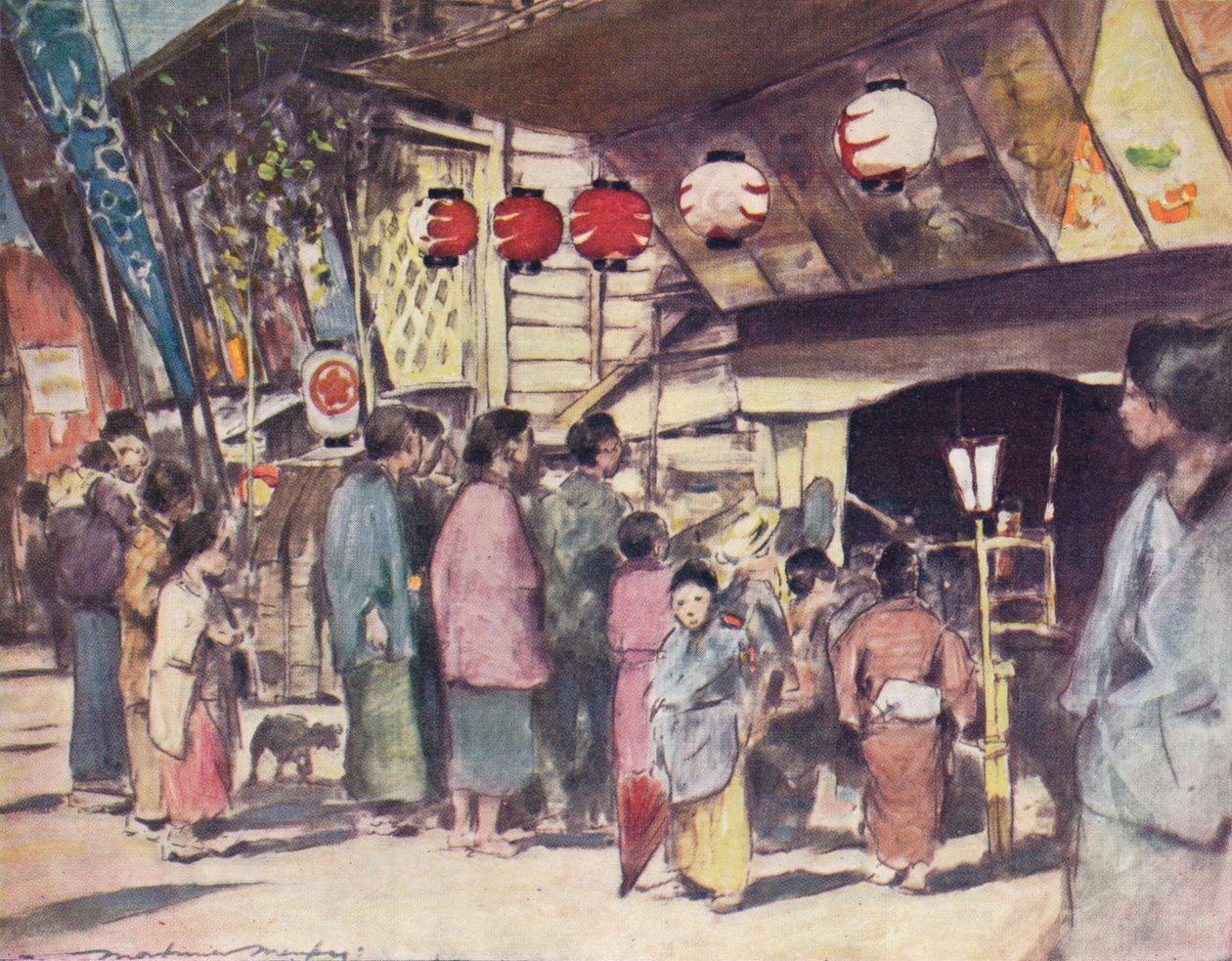 戏剧的法案》，约1887年，1901年 作者 莫蒂默·卢丁顿·门佩斯