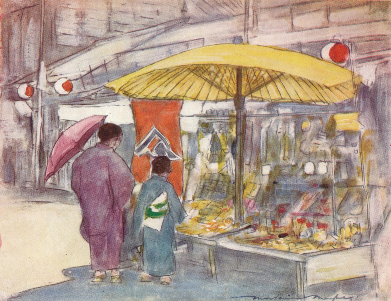 隔壁的失速，c1887年，1901年 作者 Mortimer Ludington Menpes