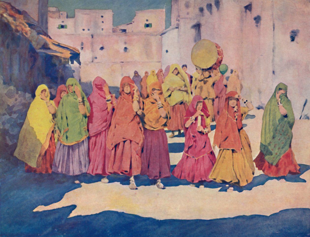 阳光灿烂，1903年 作者 Mortimer Ludington Menpes