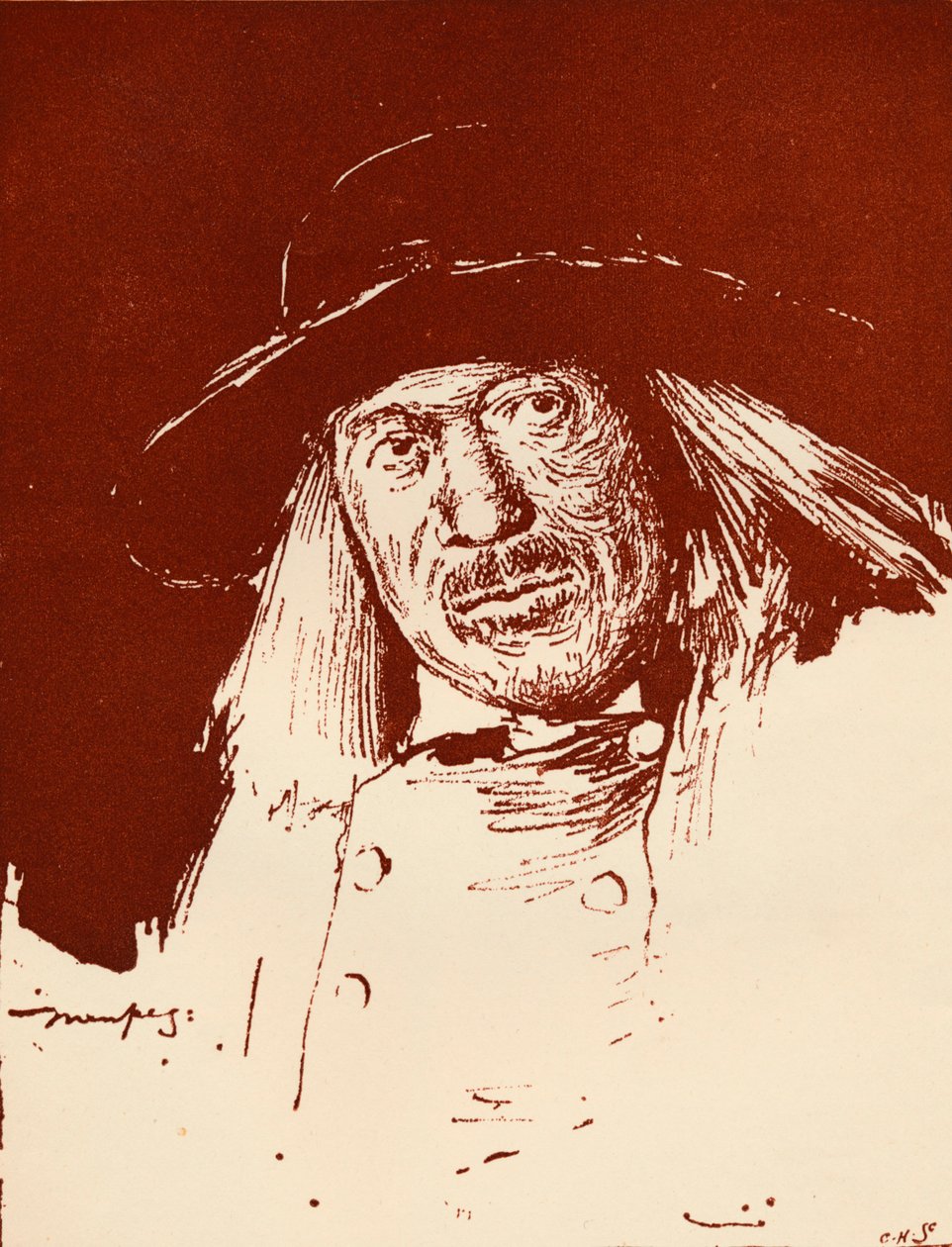 布列塔尼农民，c1898 作者 Mortimer Ludington Menpes