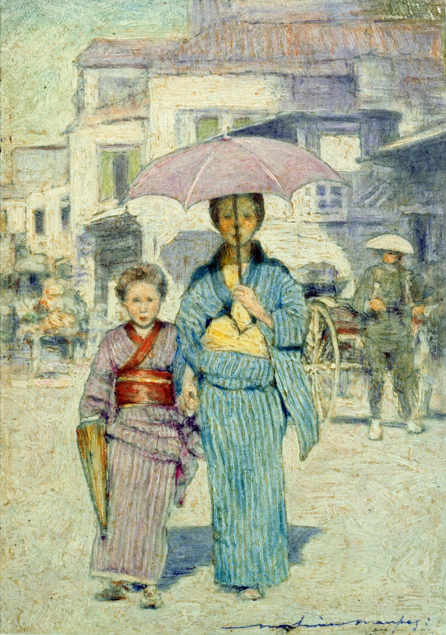 日本街景 作者 Mortimer Ludington Menpes