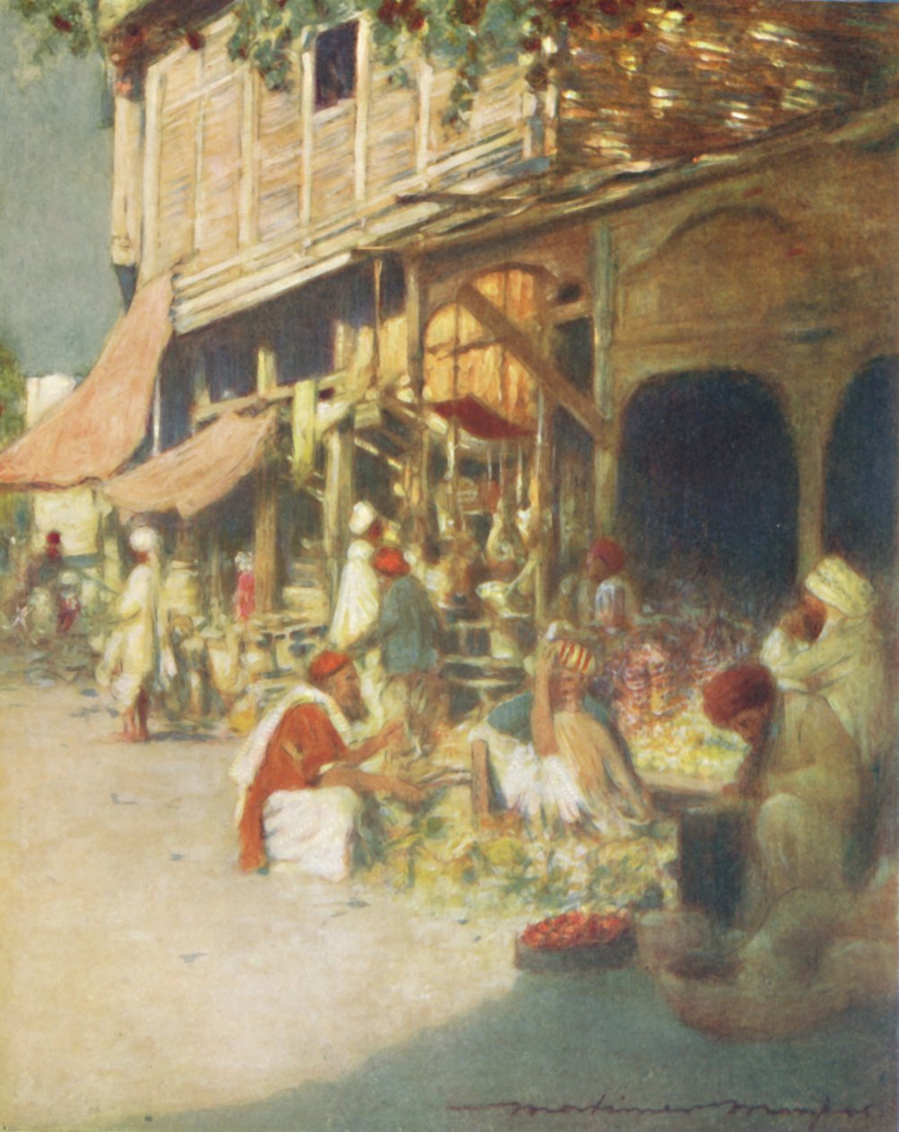 一家破布铺，1905年 作者 Mortimer Ludington Menpes
