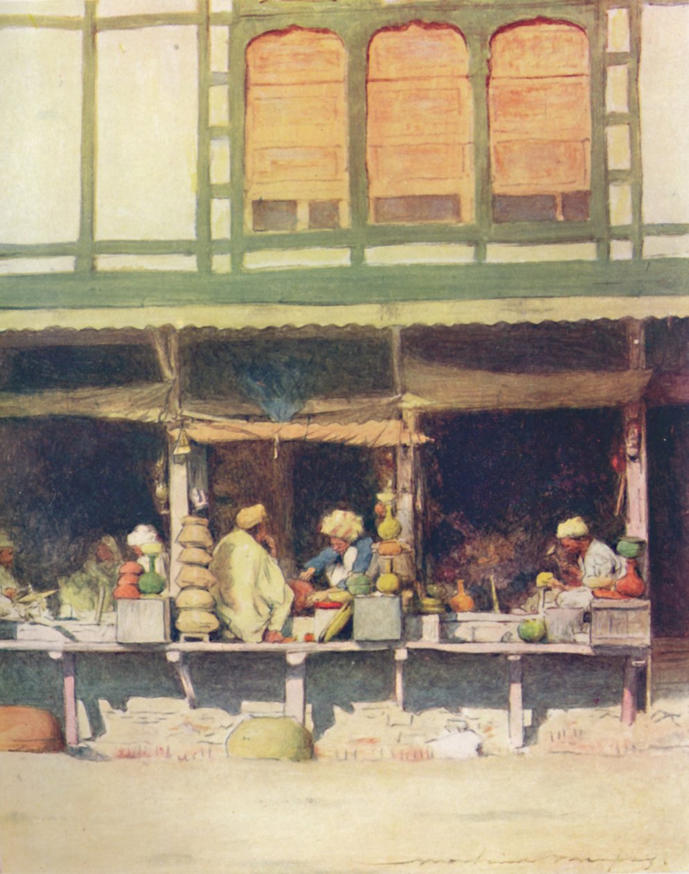 一家未分类商店，1905年 作者 Mortimer Ludington Menpes