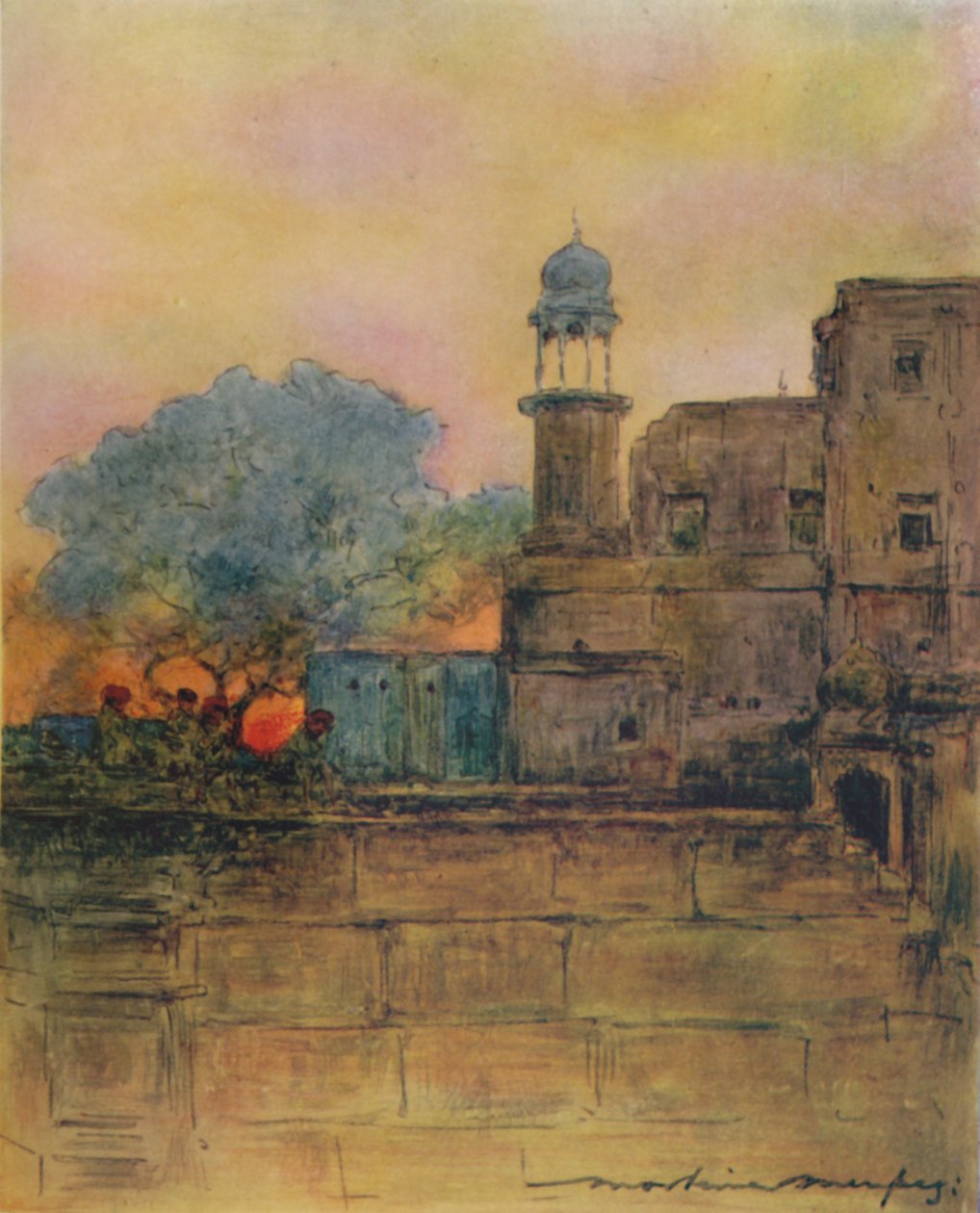穆特拉，1905年 作者 Mortimer Ludington Menpes