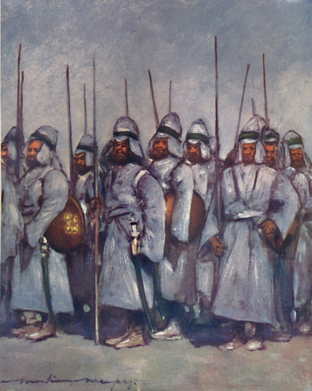基希纳尔的缝的士兵，1903年 作者 Mortimer Ludington Menpes