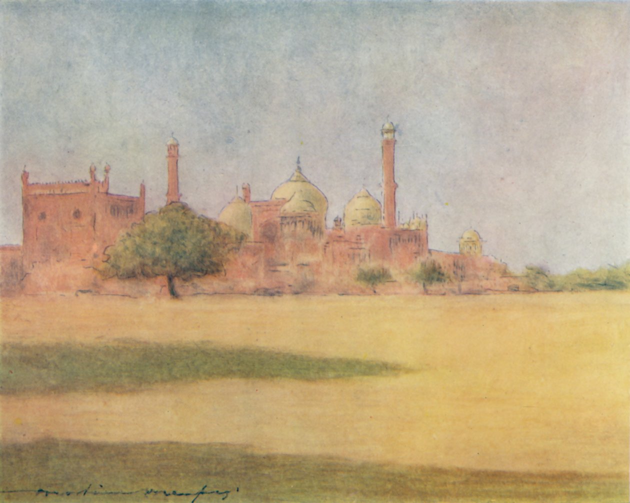 圣母清真寺（Jumna Masjid），1905年 作者 Mortimer Ludington Menpes