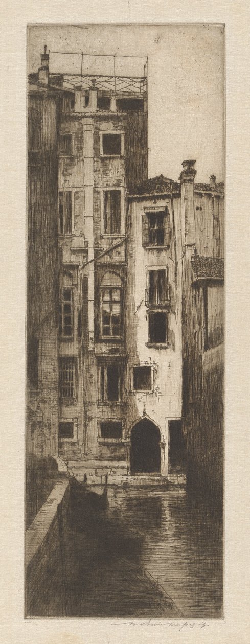 返回运河 作者 Mortimer Menpes