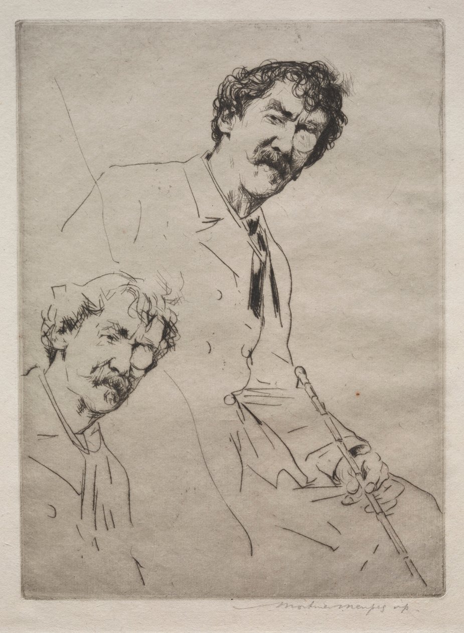 詹姆斯·麦克尼尔·惠斯勒。 作者 Mortimer Menpes