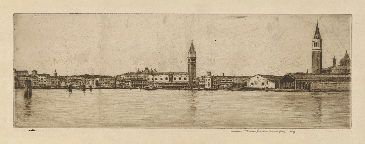 圣马可全景 作者 Mortimer Menpes