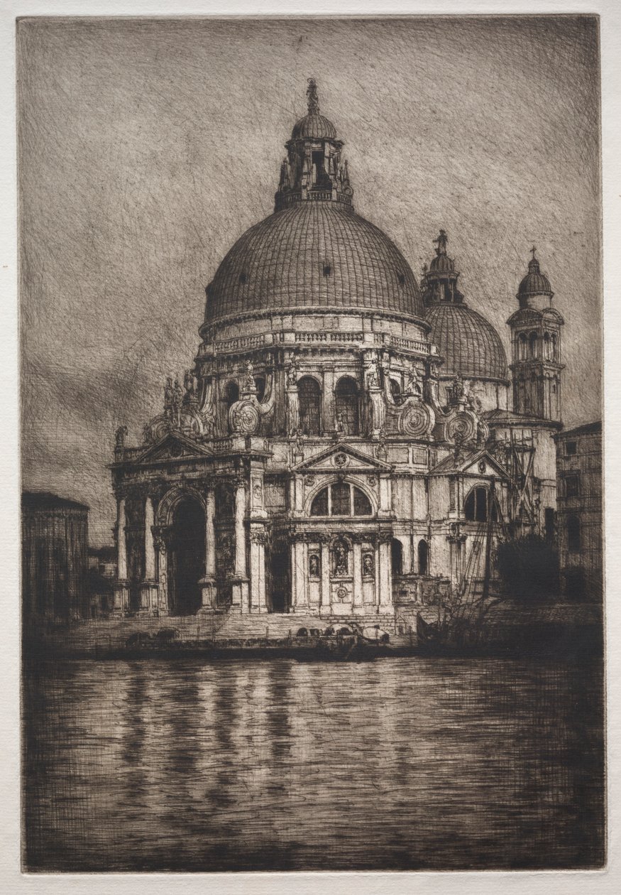 Santa Maria Della Salute #2，1910年。 作者 Mortimer Menpes