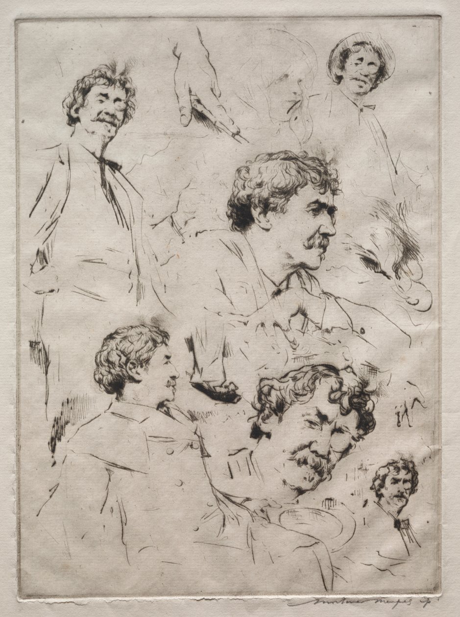 惠斯勒的六张面孔 作者 Mortimer Menpes