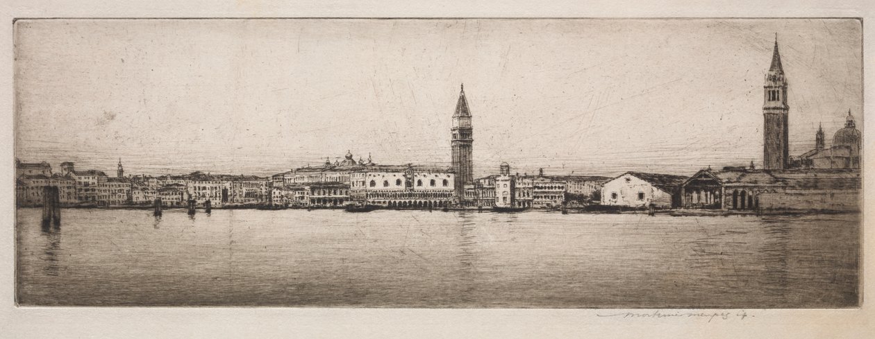 威尼斯圣马可盆地 作者 Mortimer Menpes