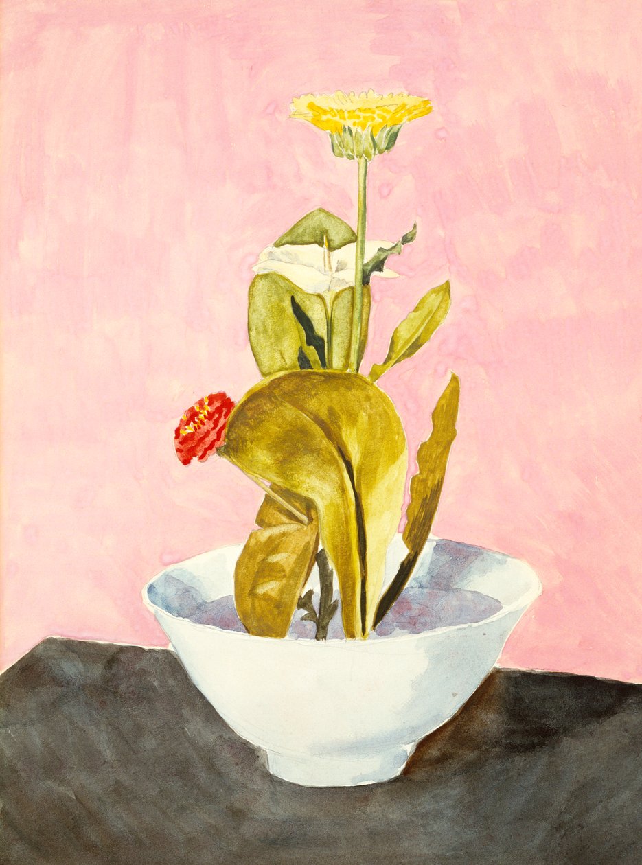 花碗》，1918年。 作者 莫顿·利文斯顿·尚伯格