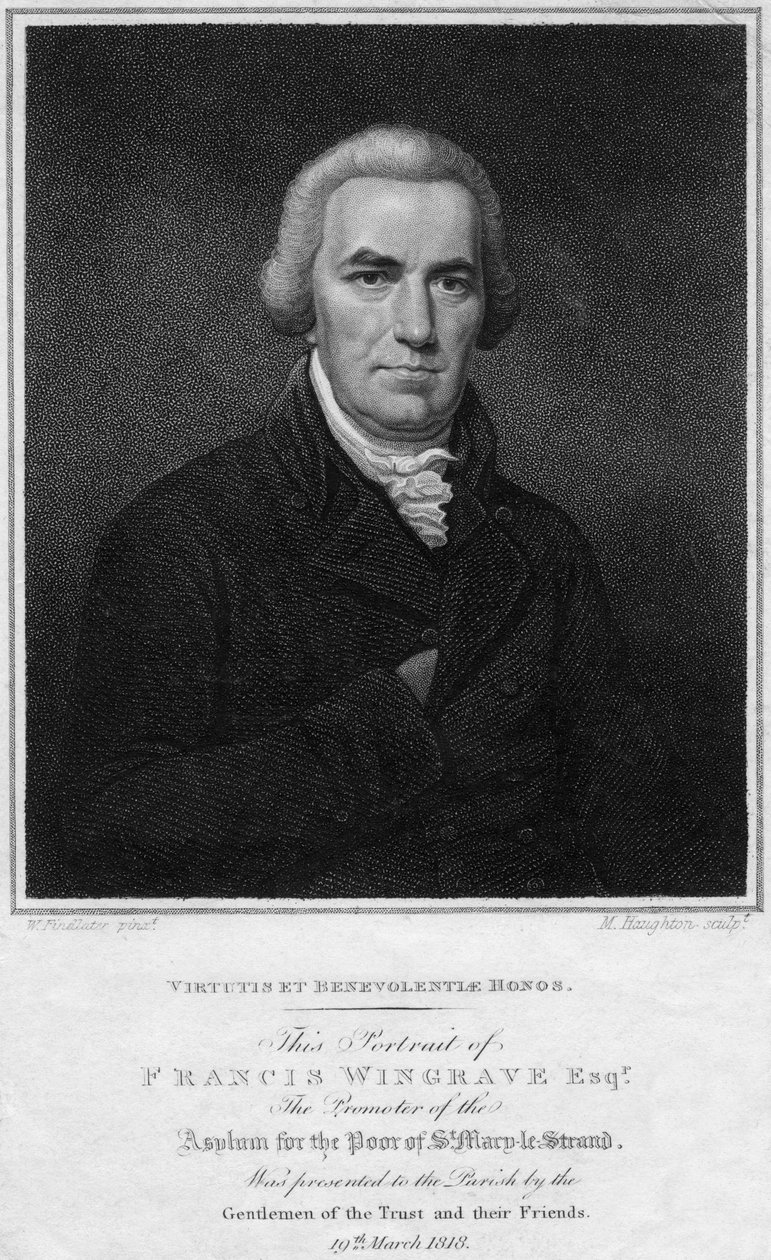 弗朗西斯·温格雷夫（Francis Wingrave）c1789-1823，1818年。 作者 摩西·霍顿