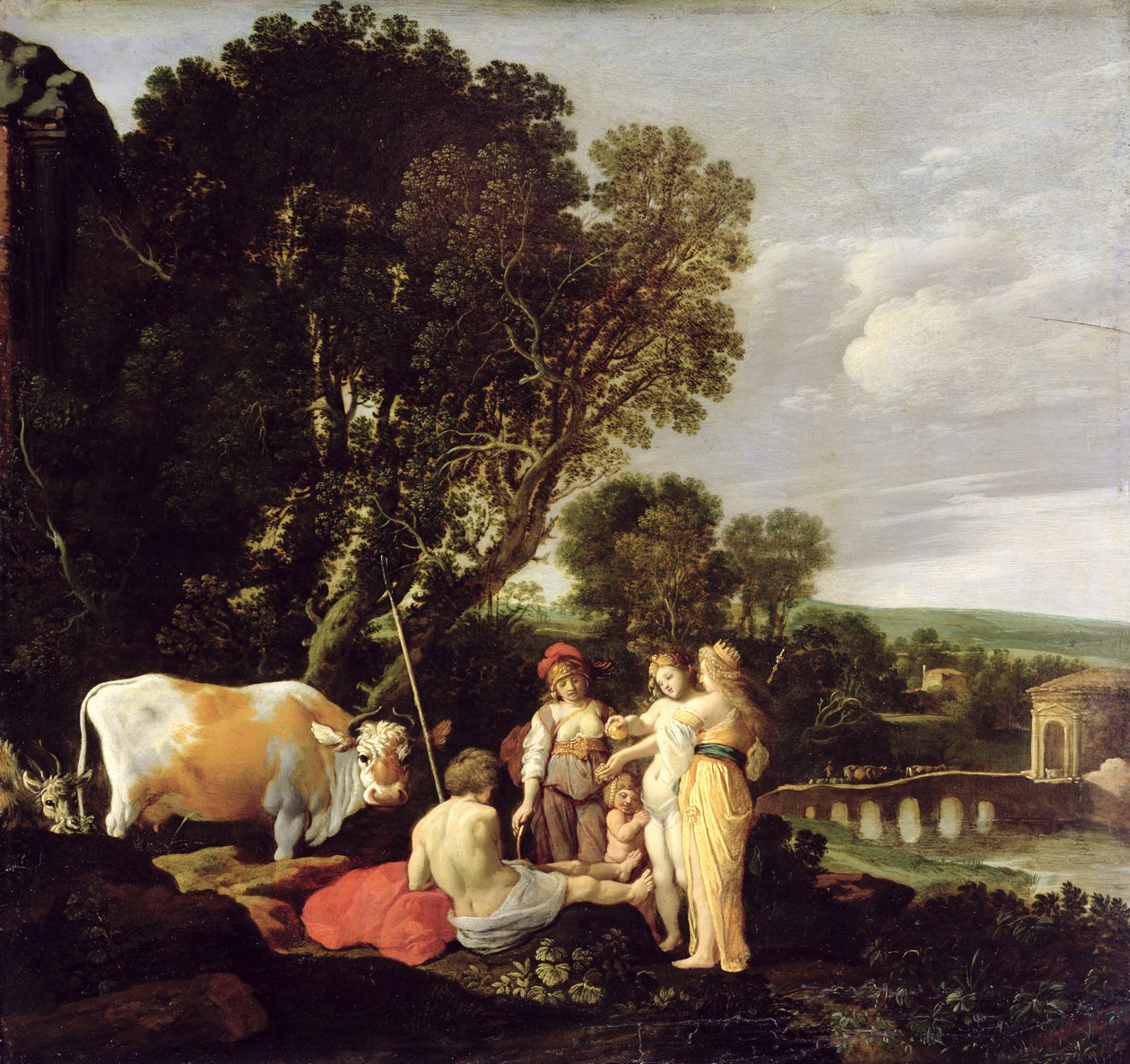 巴黎的审判，1626年 作者 Moyses或Moses Matheusz。范·伊滕布罗克