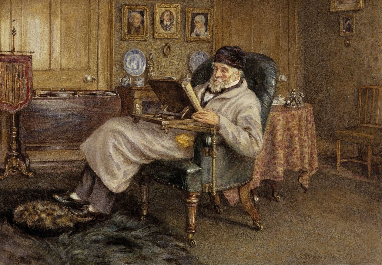 托马斯·卡莱尔（Thomas Carlyle），1795-1881年。历史学家和散文作家 作者 海伦阿灵厄姆