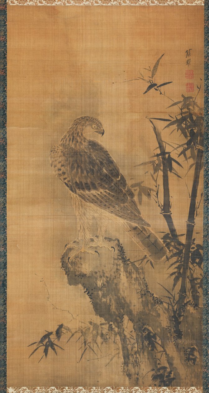 岩石上的鹰 作者 张木