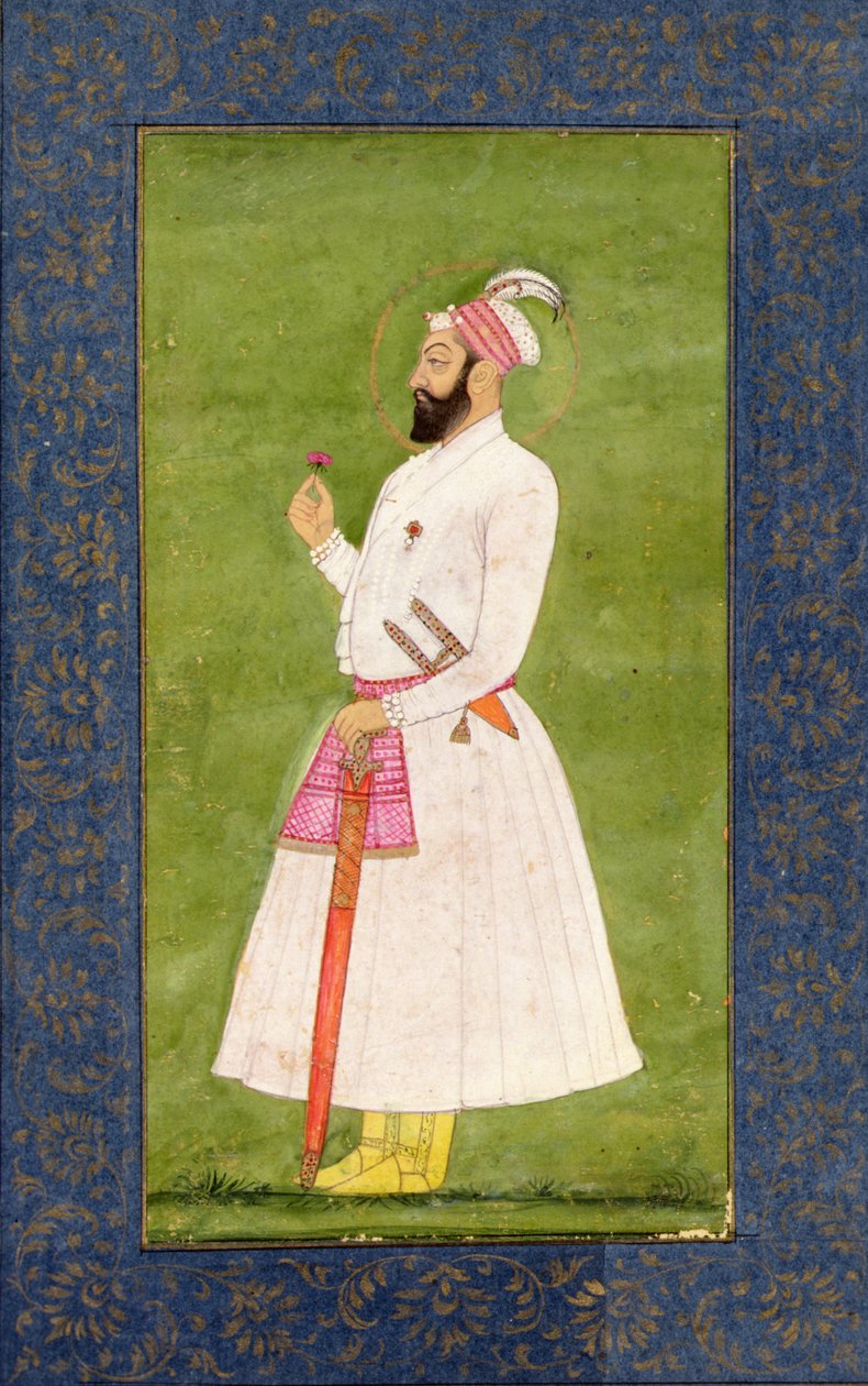 Mughal Emperor Badahur Shah（1707-12）来自Big Clive专辑 作者 莫卧儿学校