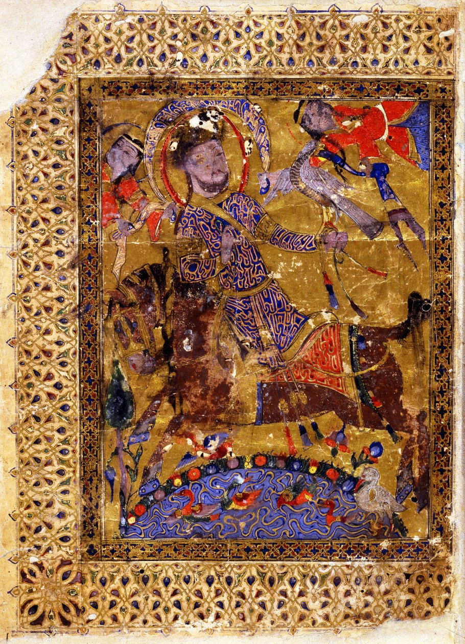 来自Kitab al-aghani《歌谣》的插图 作者 穆罕默德·伊本·阿比·塔利卜·巴德里