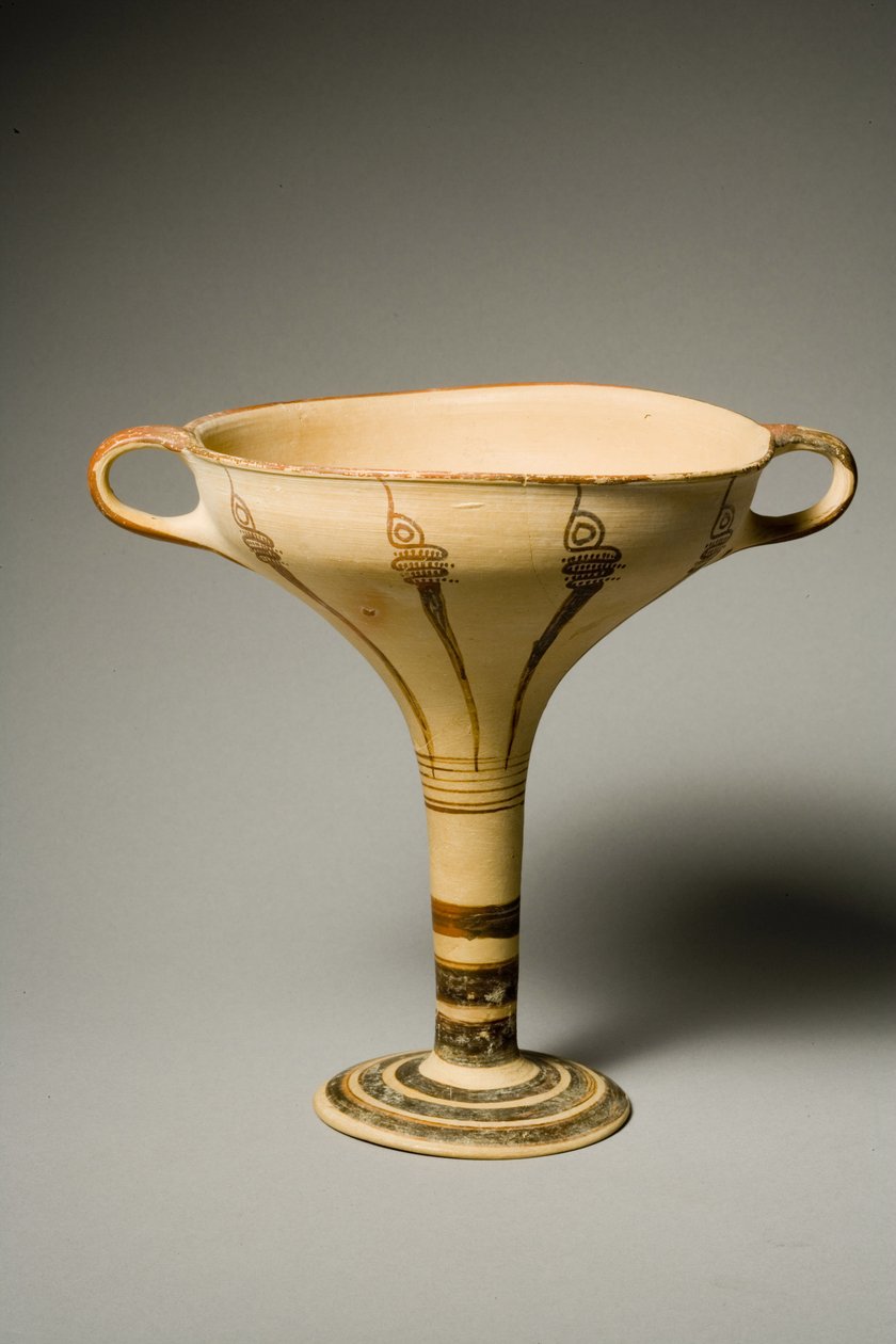 茎kylix（陶瓷） 作者 迈锡尼人