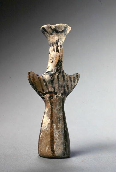 普西 "像，约公元前1400-1300年（陶土）。 作者 迈锡尼迈锡尼