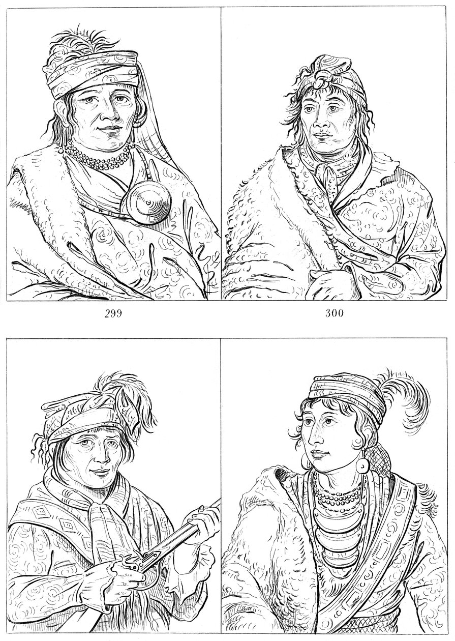 塞米诺尔酋长，南卡罗来纳州莫尔特里堡，1837-1838年1841年。 作者 迈尔斯公司