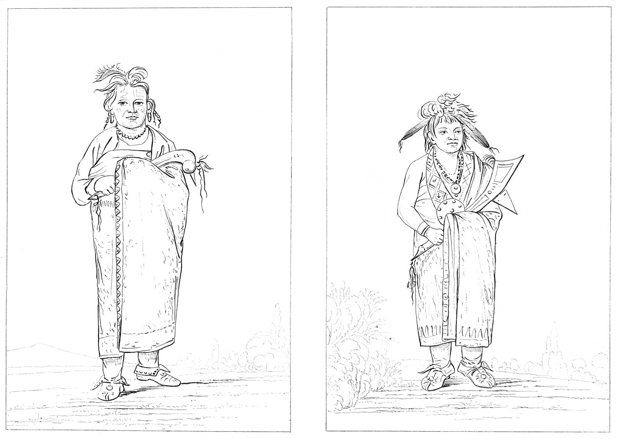 温尼巴哥斯，1841年。 作者 迈尔斯公司