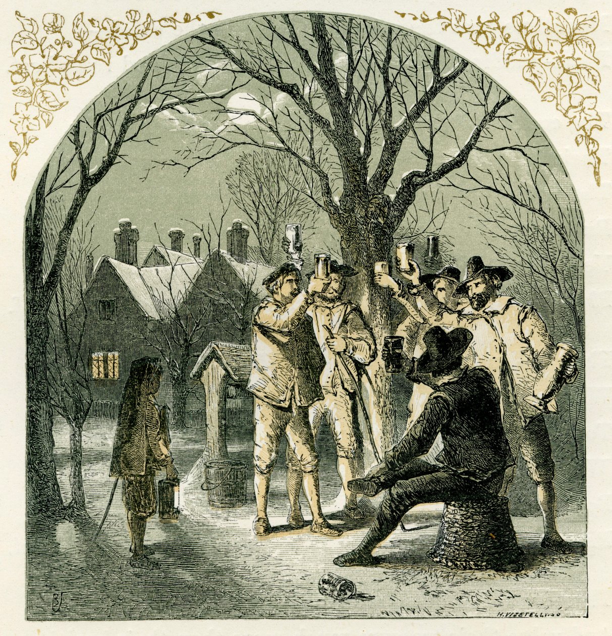 Wassailing fruit trees 作者 迈尔斯·比克·福斯特