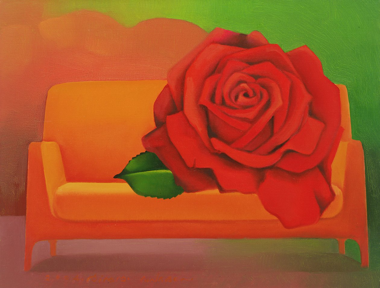 玫瑰，2004年 作者 明博心