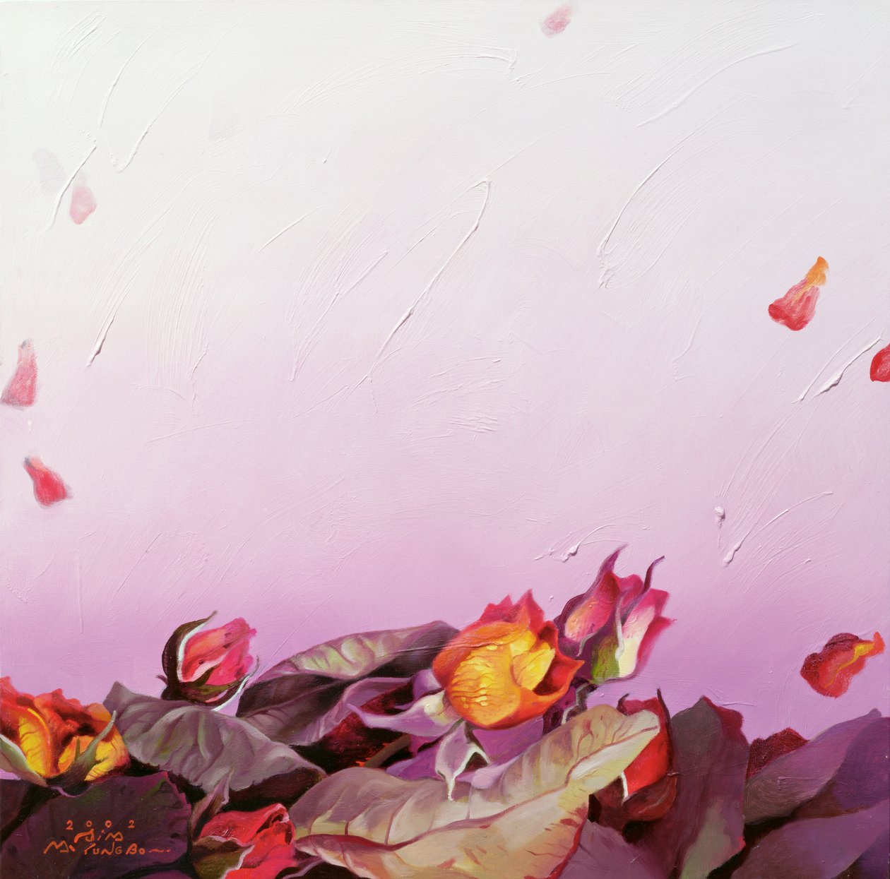 玫瑰，2002年 作者 明博心