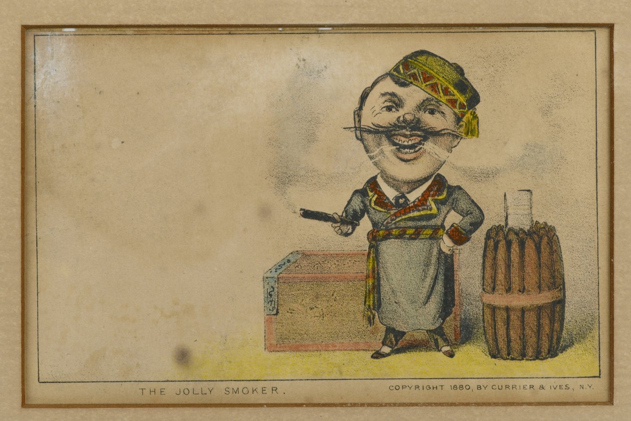 快乐吸烟者，1880年 作者 N. and Ives，JM库里尔