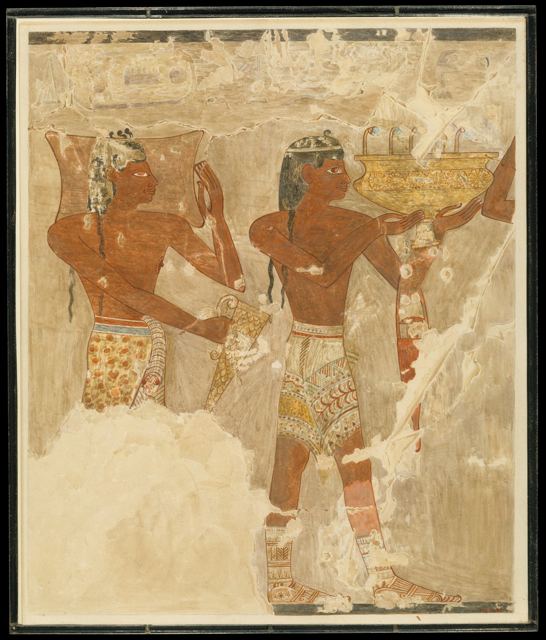 Cretans带来礼物 作者 加里斯·戴维斯（N. de Garis Davies）