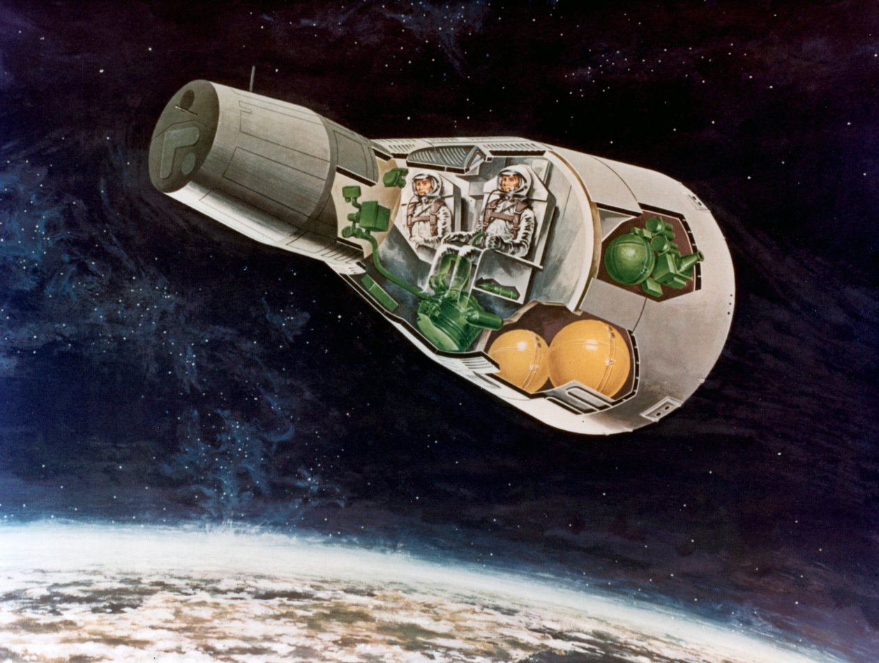 NASA月球舱，1970年代。 作者 NASA图片