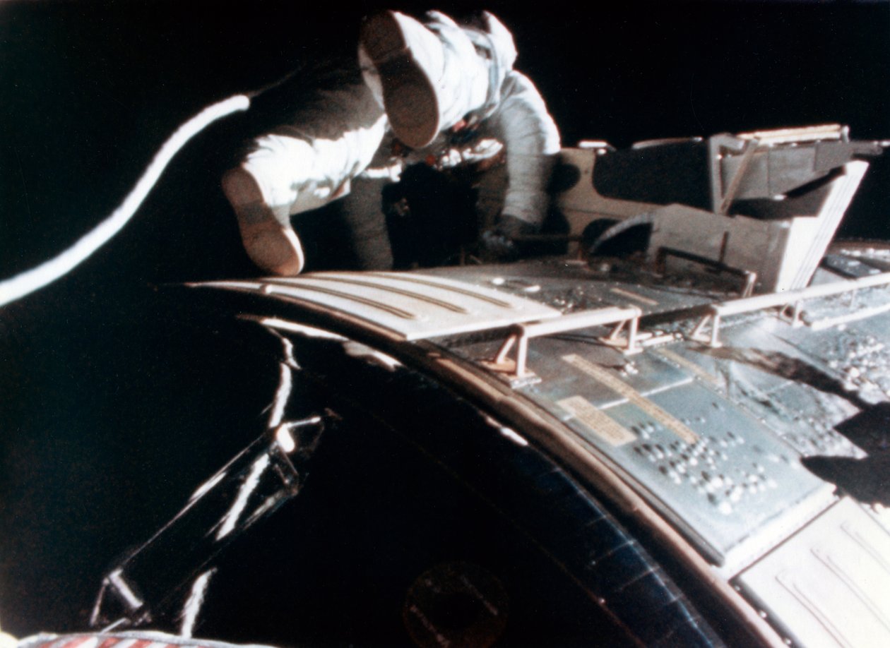 阿尔弗雷德·M·沃登（Alfred M.Worden）b1932，阿波罗15号登月任务，1971年。 作者 NASA图片