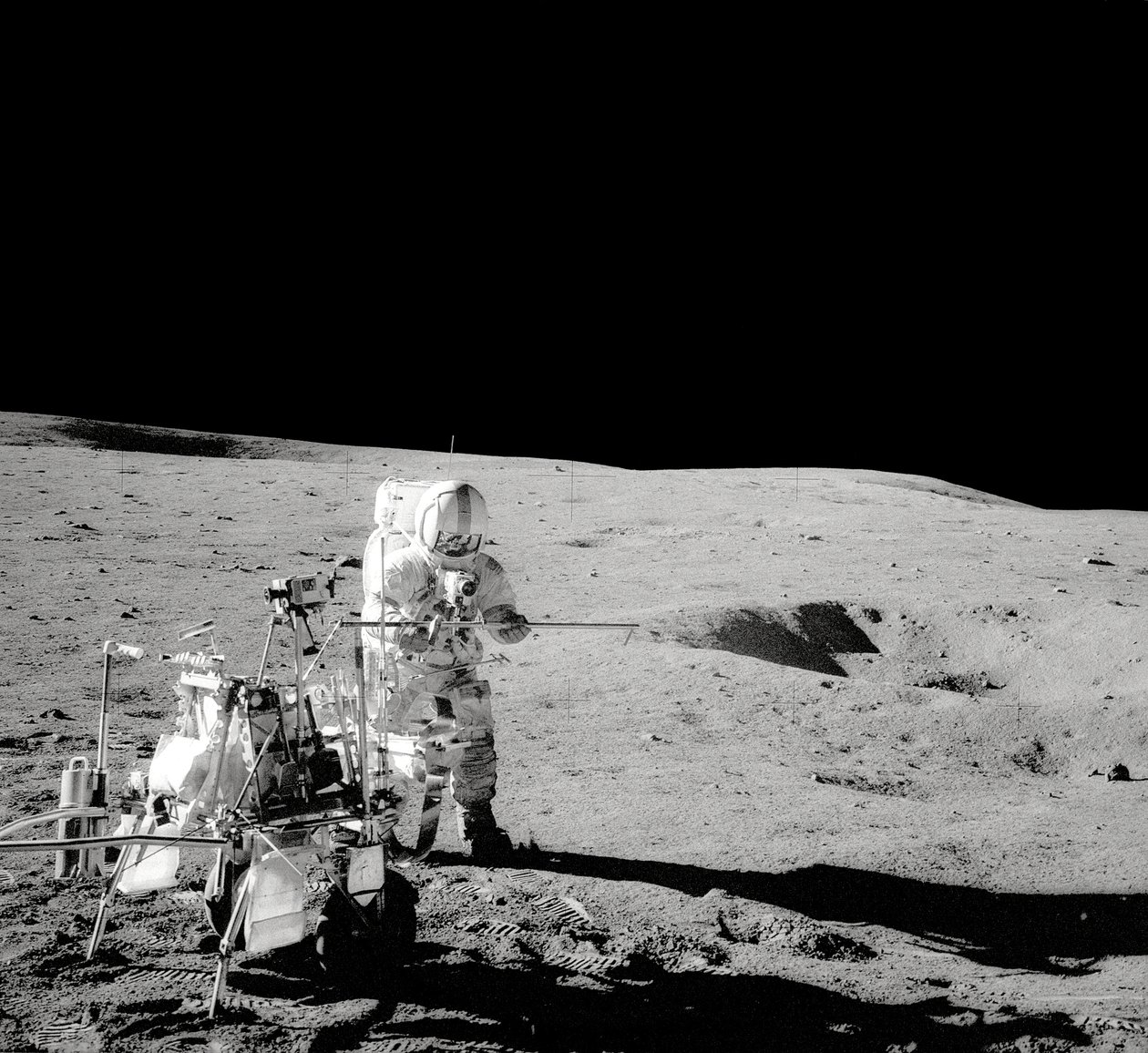阿波罗14号--美国宇航局，1971年。 作者 NASA图片