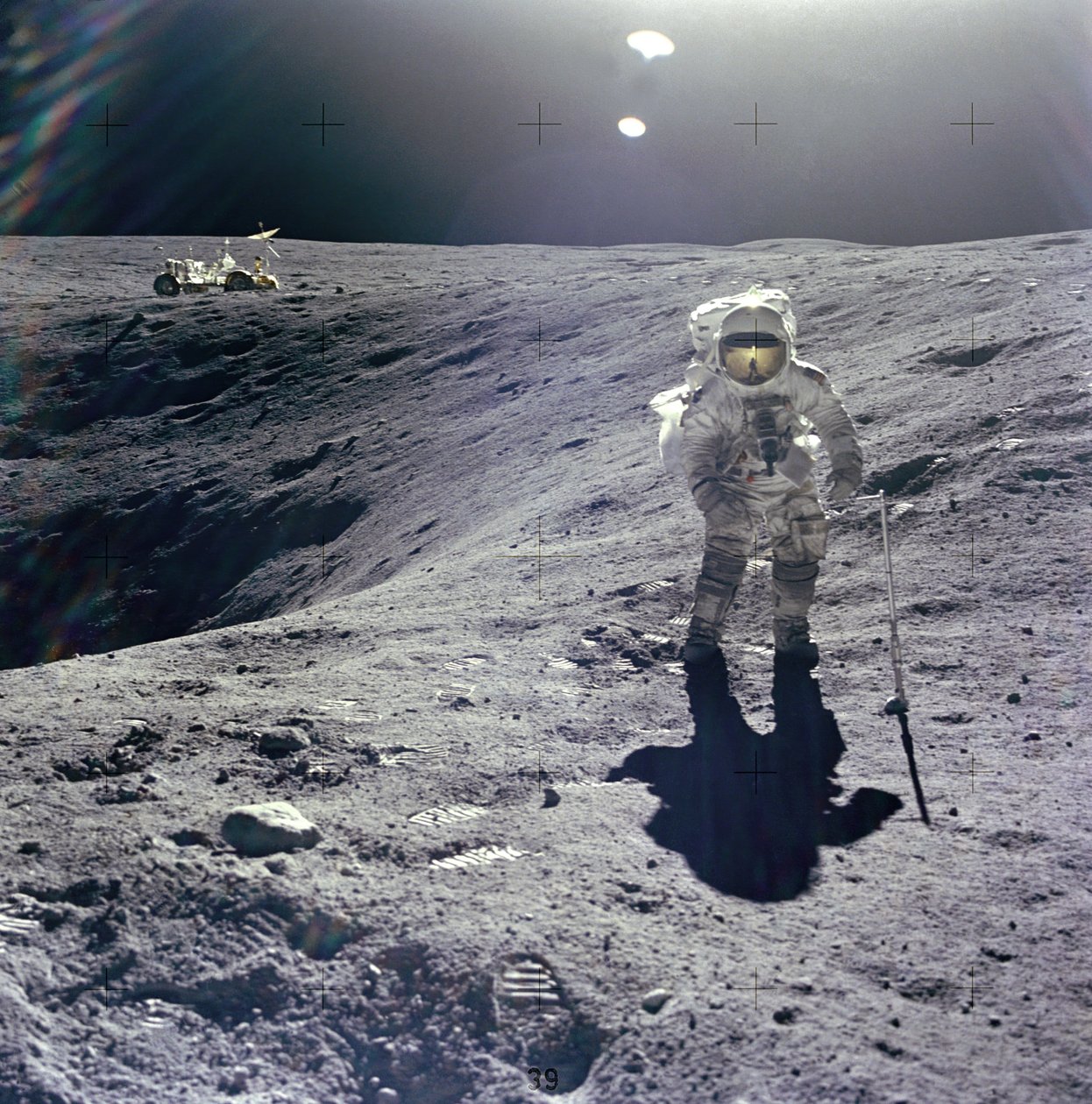 阿波罗16号--美国宇航局，1972年。 作者 NASA图片