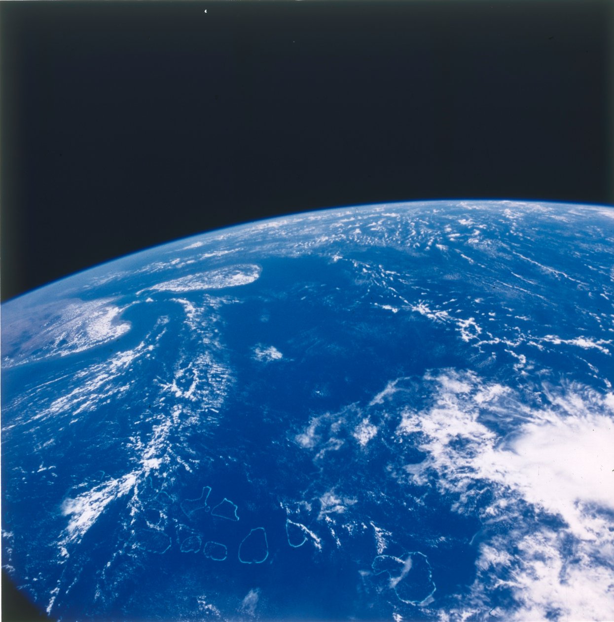 从太空看地球--印度洋，约1980年代。   作者 NASA图片