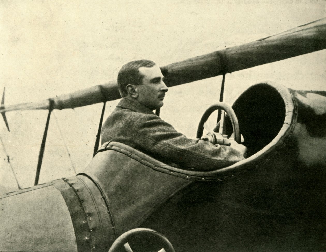 飞行中尉CH筒夹，RN，DSO，c1914，c1920。 作者 N·比基特