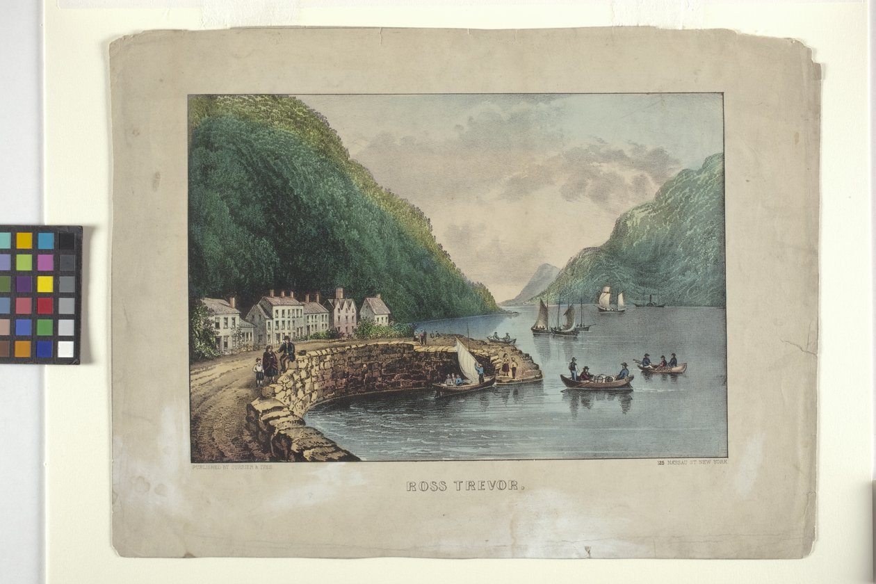 罗斯-特雷弗（手绘石版画） 作者 N. 和 Ives JM (1824 95) 库里尔