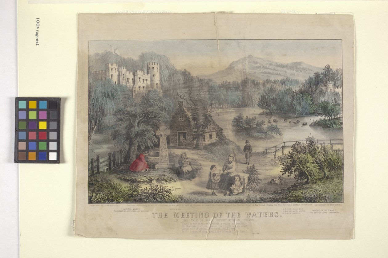 水域交汇（手绘石版画） 作者 N. 和 Ives JM (1824 95) 库里尔