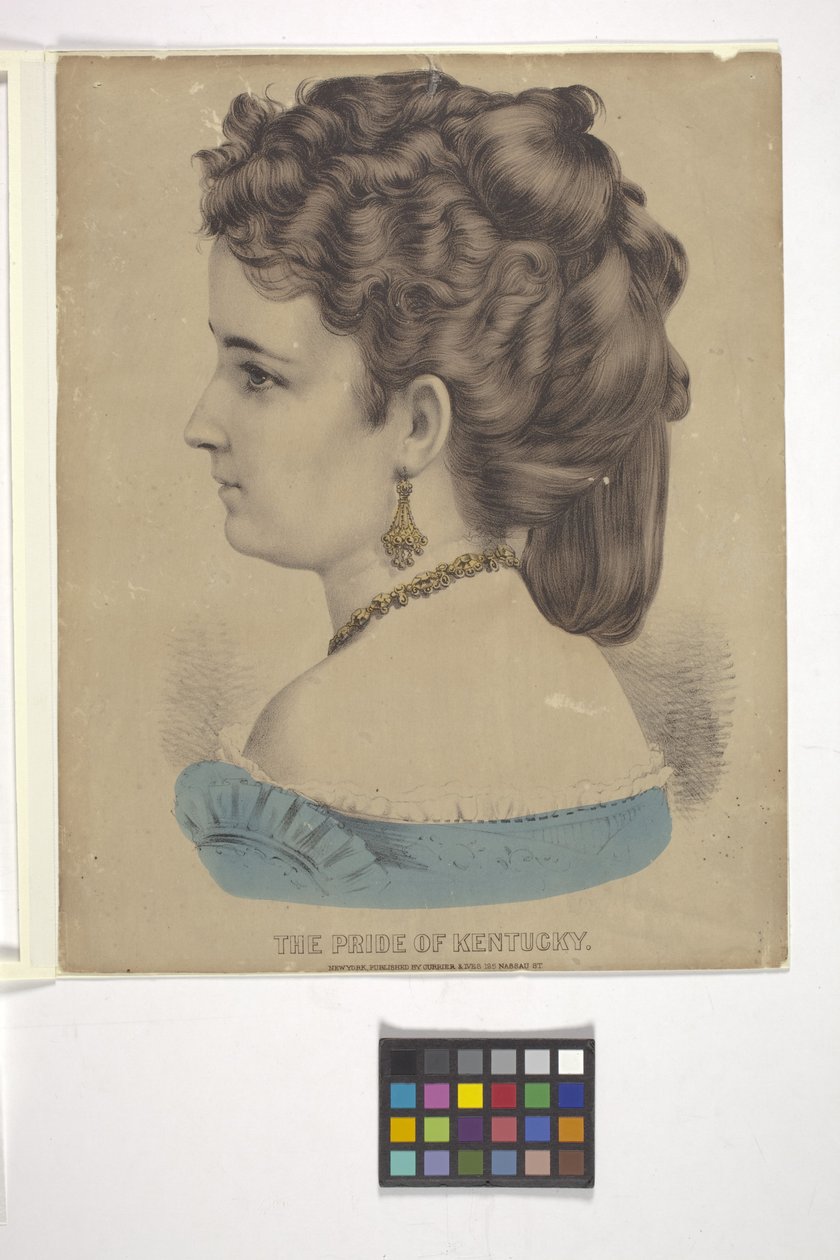 肯塔基州的骄傲（手绘石版画） 作者 N. 和 Ives JM (1824 95) 库里尔