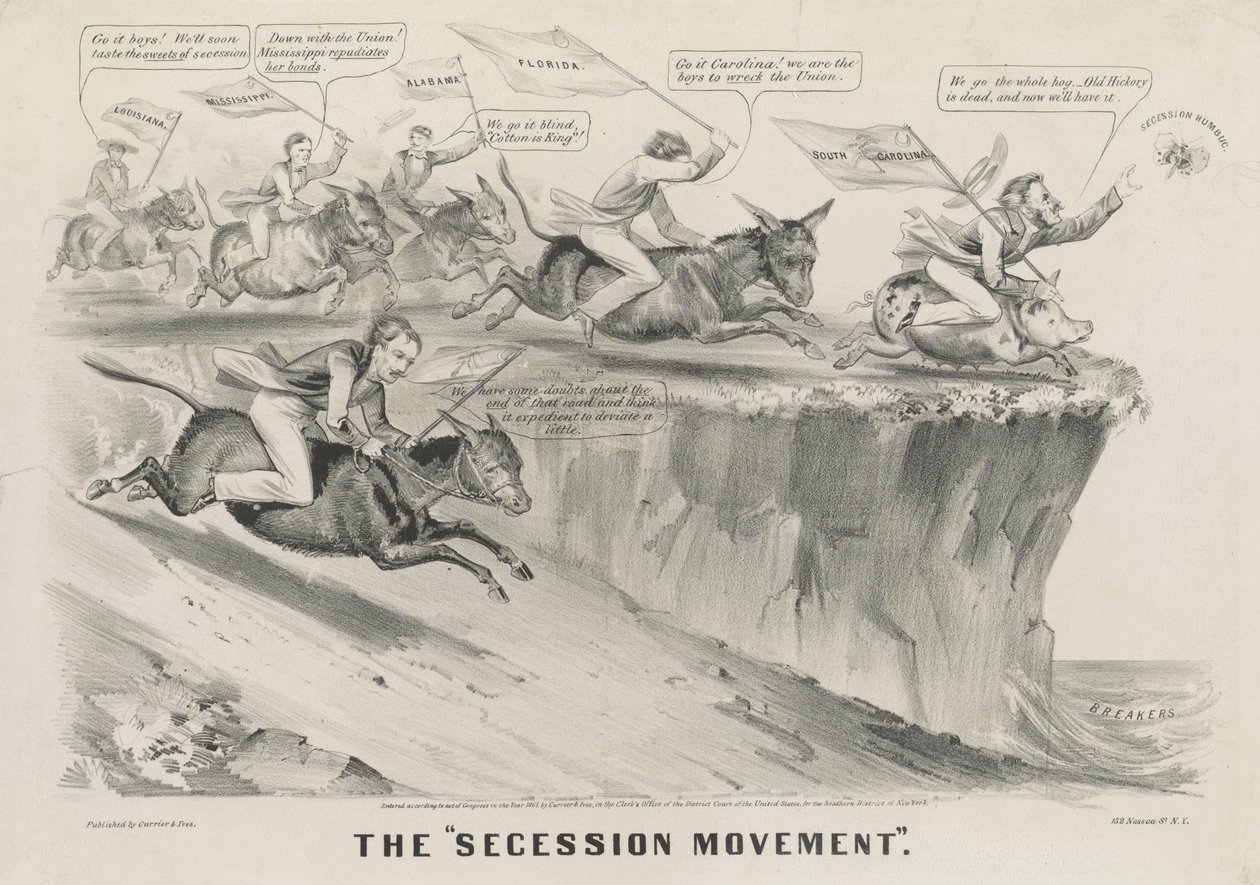 The "secession movement" 作者 库里尔和艾夫斯