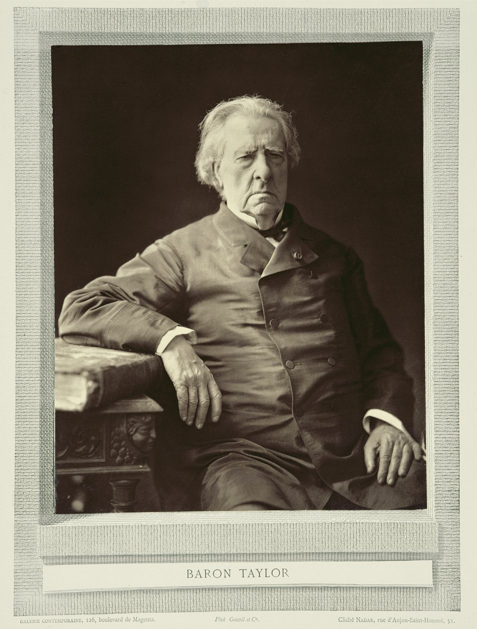 Baron Isidore Justin Severin Taylor（1789-1879），来自&39;Galerie Contemporaine&39;，c.1874-78 作者 纳达尔