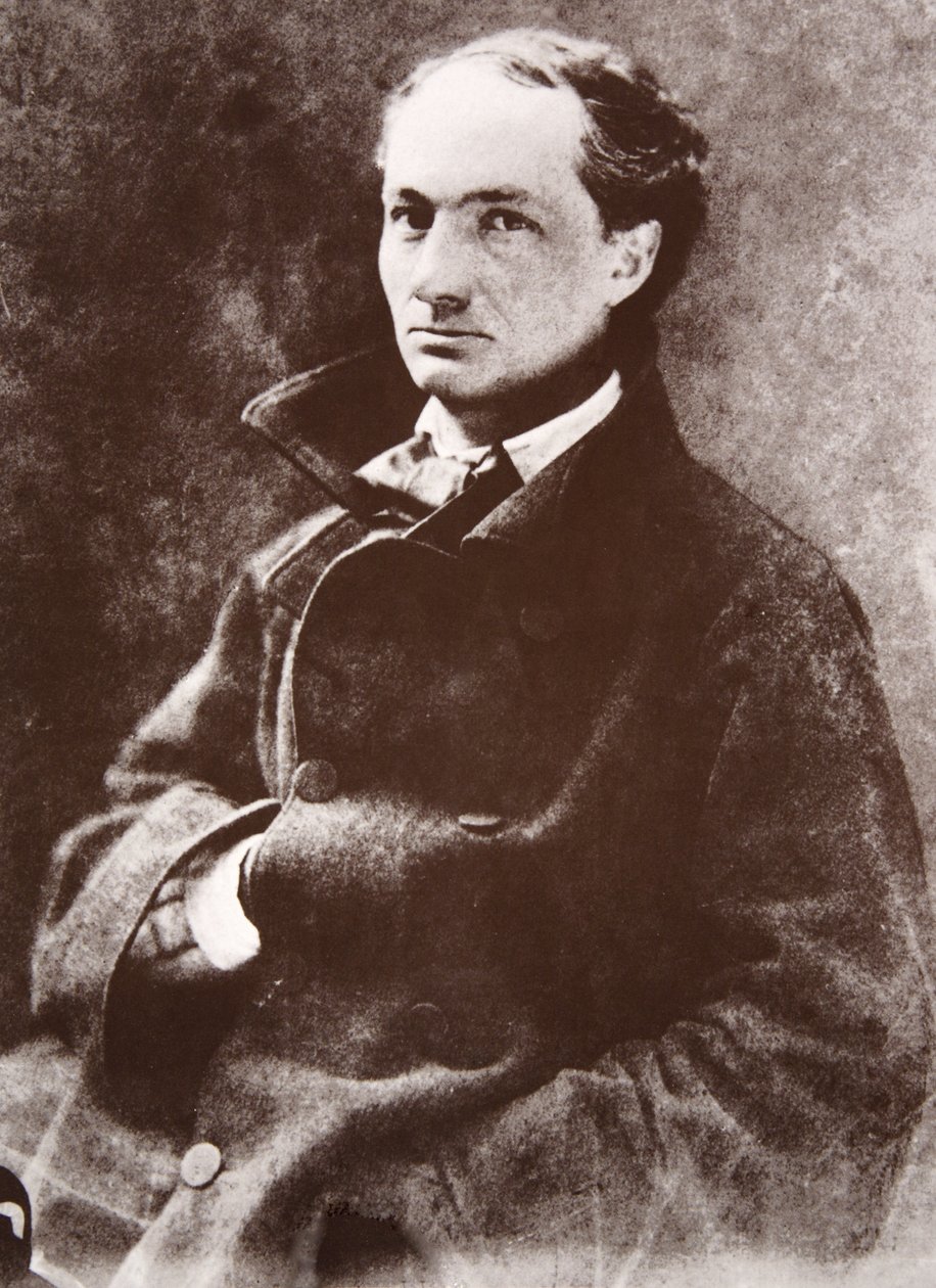Charles Baudelaire，1855年（照片制作） 作者 纳达尔