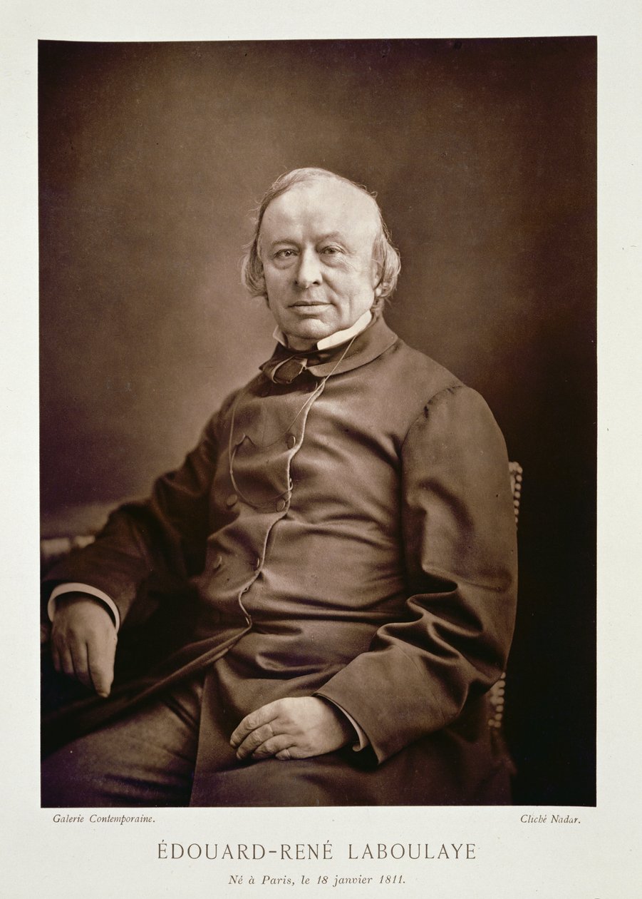 Edouard-Rene Laboulaye（1811-83），来自&39;当代画廊&39;，c.1874-78 作者 纳达尔