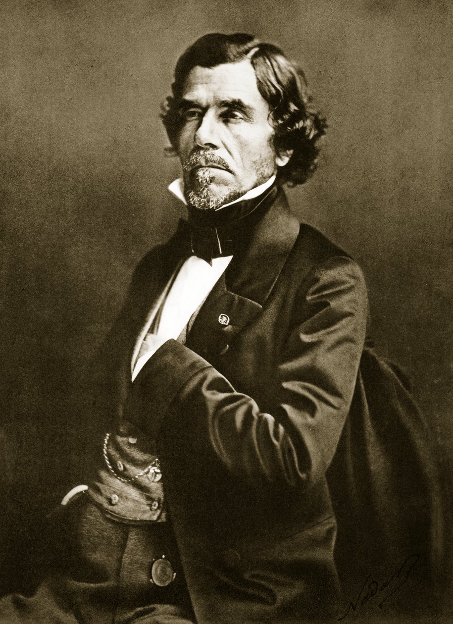 Eugene Delacroix（1798-1863）（棕褐色照片） 作者 纳达尔